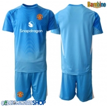 Maglie da calcio Manchester United Portiere Prima Maglia Bambino 2025-26 Manica Corta + Pantaloni corti)
